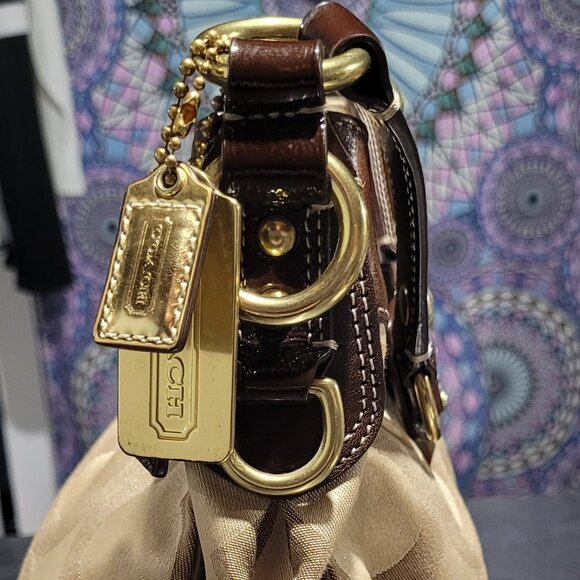 COACH MADISON OP ART AUDREY SATCHEL PURSE BAG VTG EUC CLEAN! - Picture 12 of 16